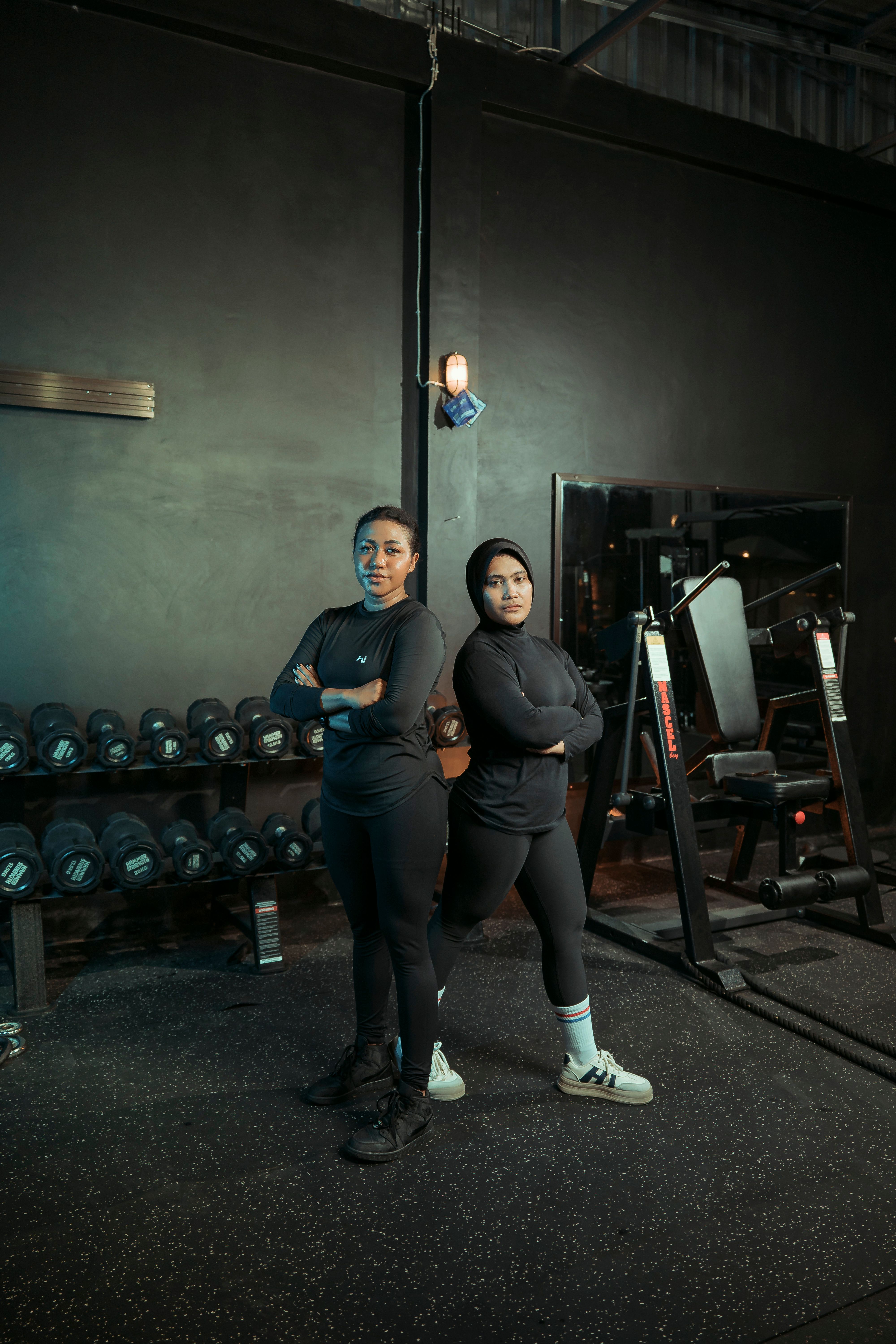 Lifter training in the gym
